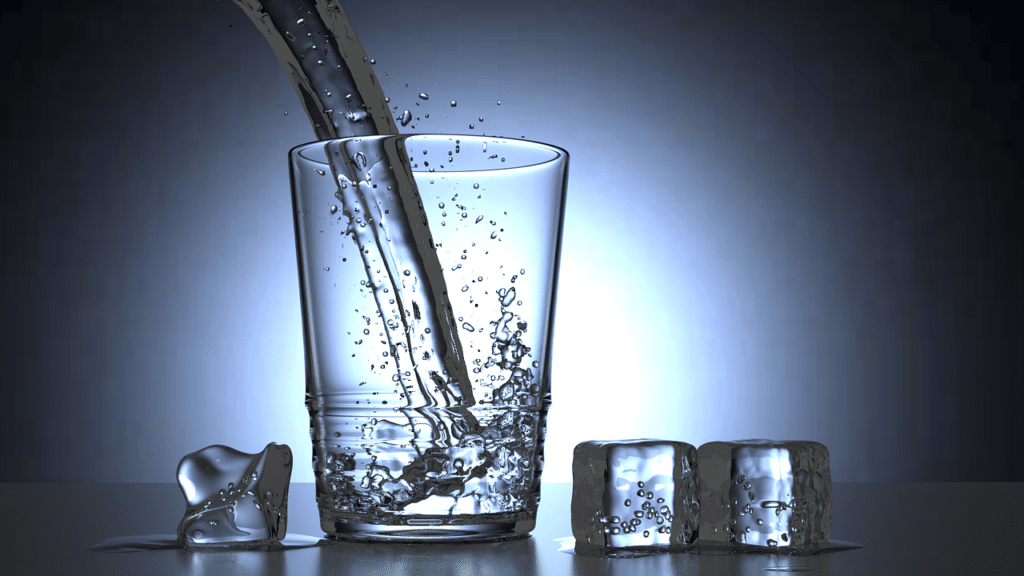 Drink water when a food craving strikes