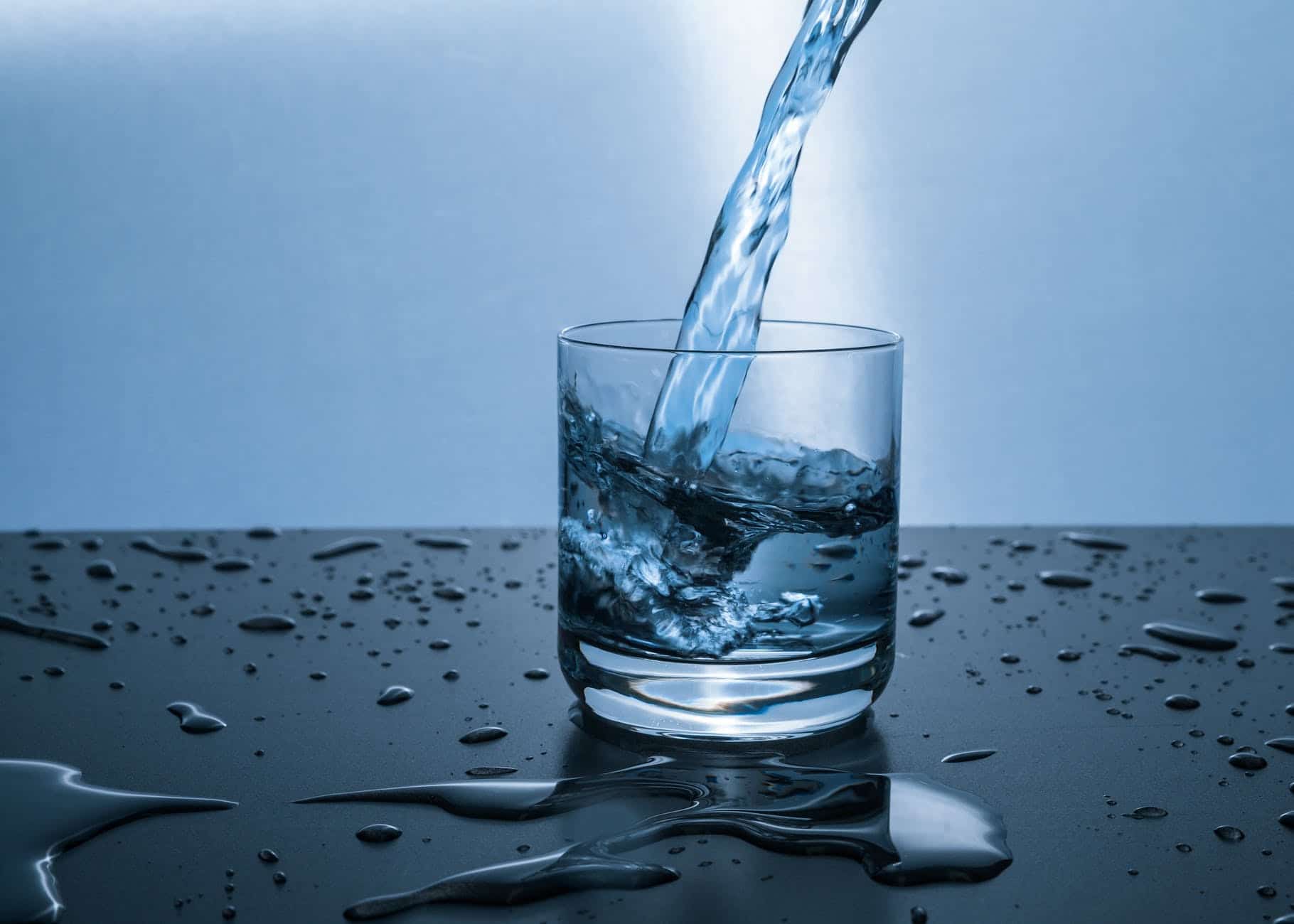 Drinking more water actually helps to flush excess fluid, reducing menopausal belly bloat