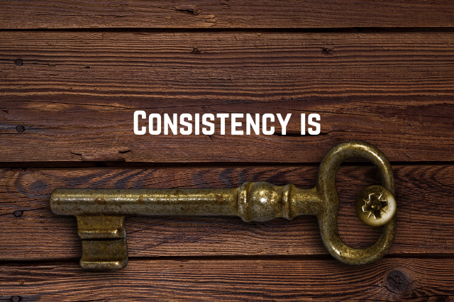 Consistency is a key ingredient for lifestyle change